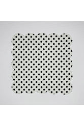 Puantiye Desenli Dijital Baskılı Kokteyl Peçetesi Yıkanabilir Lazer Kesimli